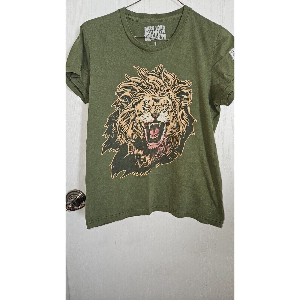 3 Floyds Womens Juniors Dark Lord Day MMXIV Green Tshirt Size L